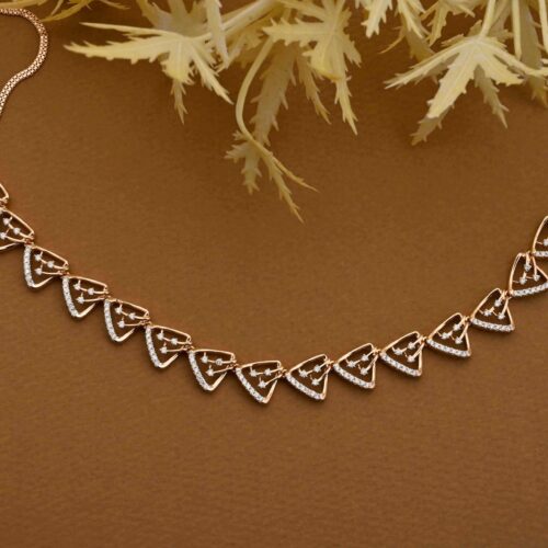 Triangle Diamond Necklace