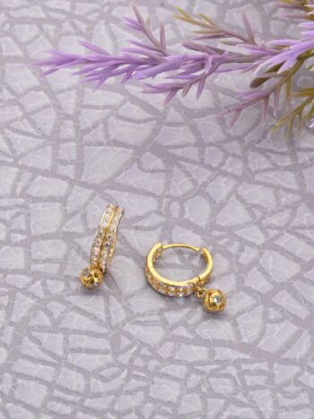 AD Stone Gold Earrings