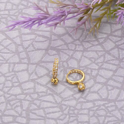 AD Stone Gold Earrings