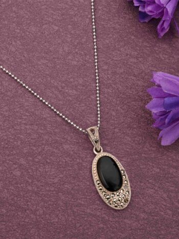 Marca Silver Pendant Set