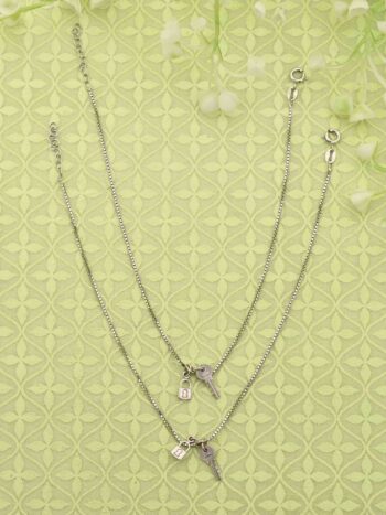 Trendy Silver Anklets