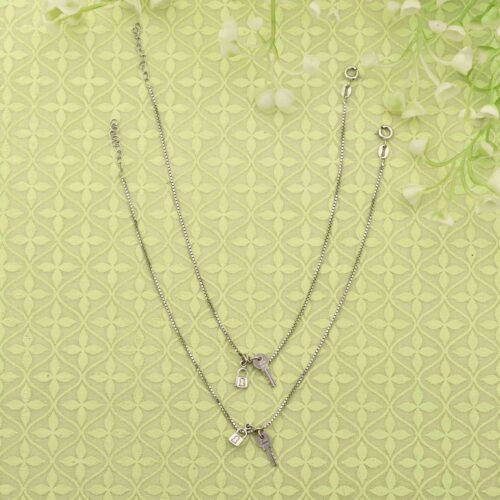 Trendy Silver Anklets