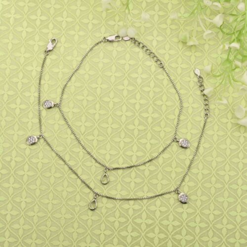Stylish Silver Anklet