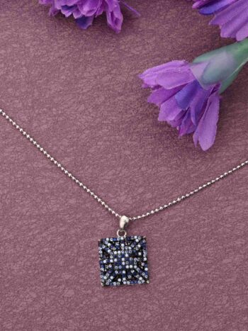 Party Wear Silver Pendant