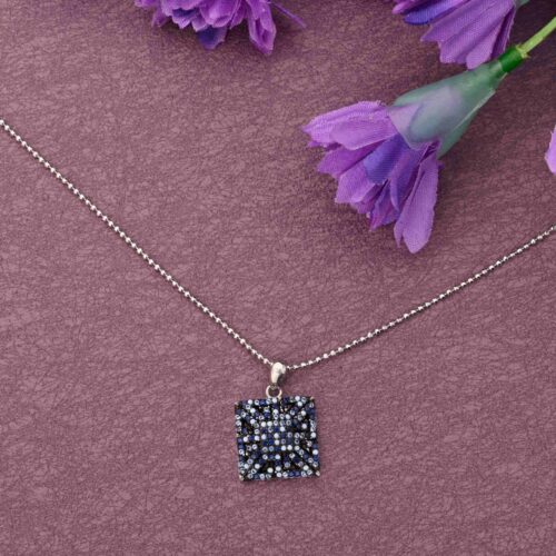 Party Wear Silver Pendant