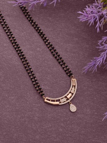 Function Wear Silver Mangalsutra