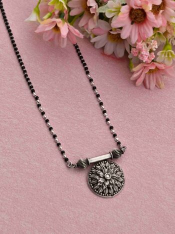 Trendy Silver Mangalsutra