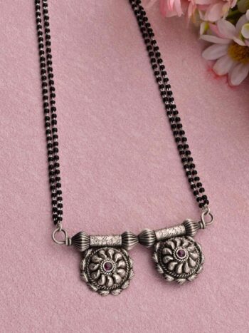 Traditional Silver Mangalsutra