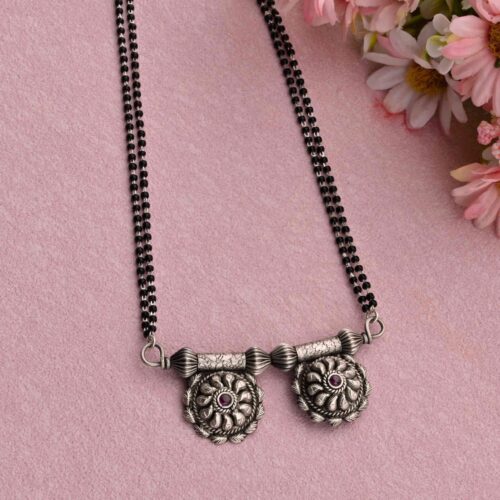 Traditional Silver Mangalsutra