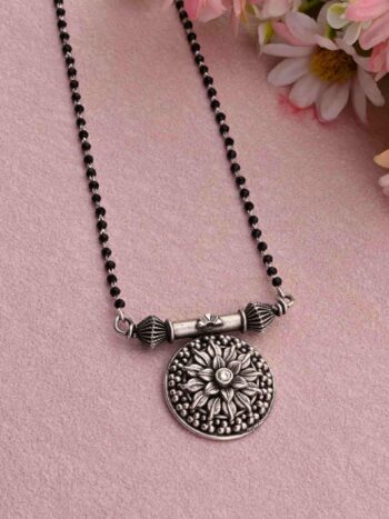 Stylish Silver Mangalsutra