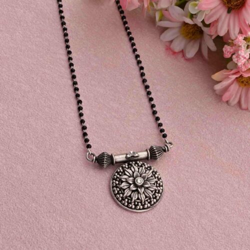 Stylish Silver Mangalsutra