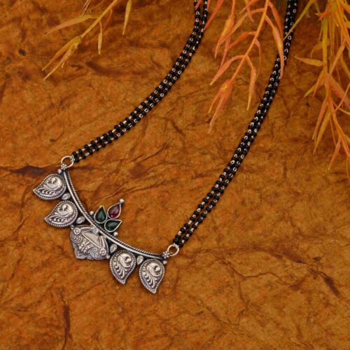 Stylish Silver Mangalsutra