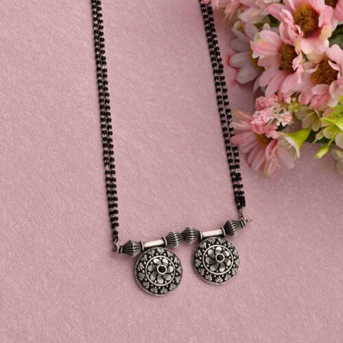 Traditional Silver Mangalsutra