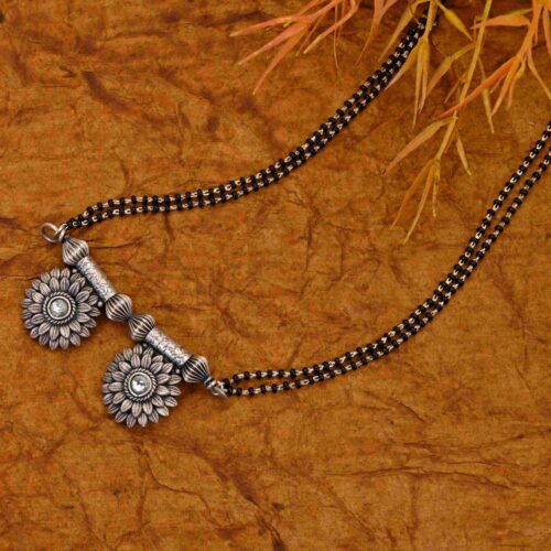 Traditional Silver Mangalsutra