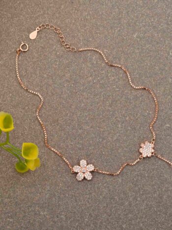 Designer Silver Anklet