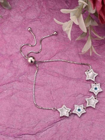 Star Shape Silver Bracelet