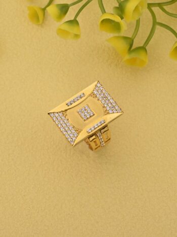 AD Multiple Stone Gold Ring