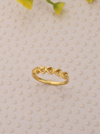 Casting Heart Shape Gold Ring