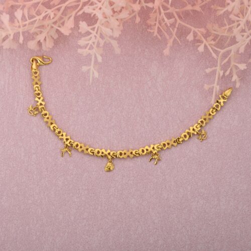 Cute Dangle Gold Bracelet