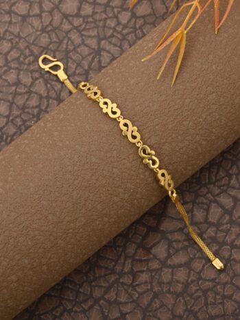 S Shape Gold Bracelet