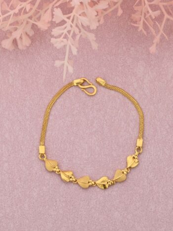 Heart Shape Gold Bracelet
