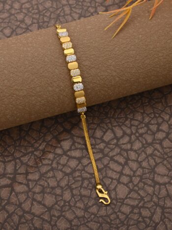Contemporary Gold Bracelet
