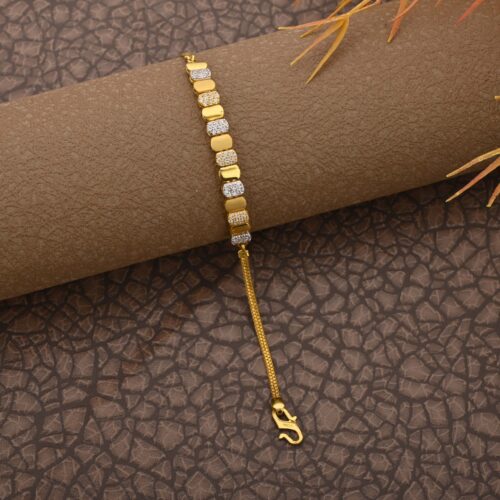 Contemporary Gold Bracelet