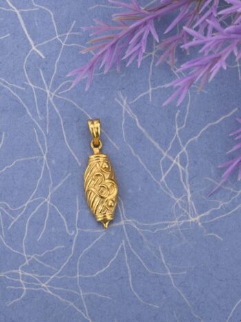 Om Casting Chain Gold Pendant