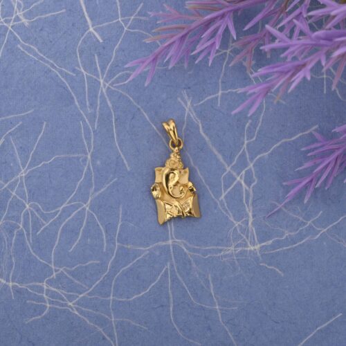 Ganpati Gold Chain Pendant