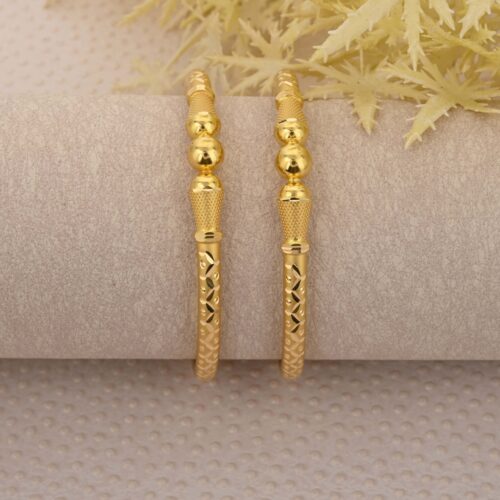 Fancy Goth Gold Bangle