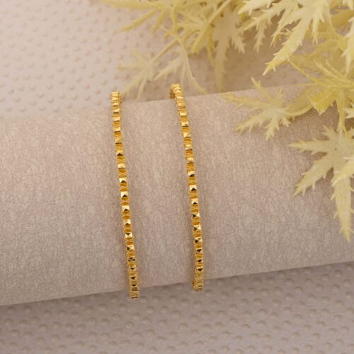 Contemporary Gold Bangles