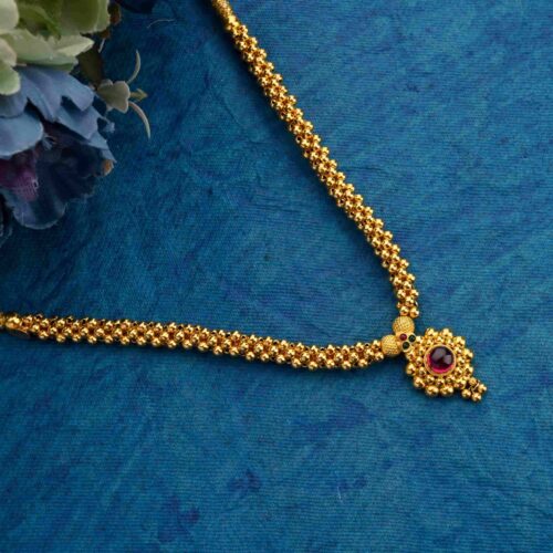 Lakhi Thushi Traditional Gold Necklace