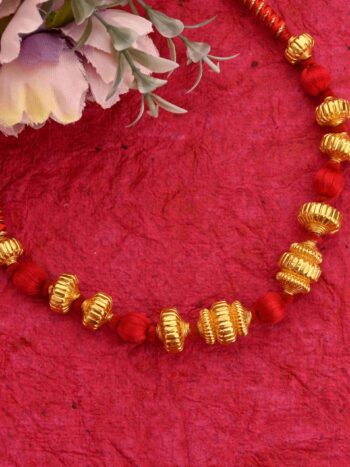 Stylish Lakhi Gold Necklace