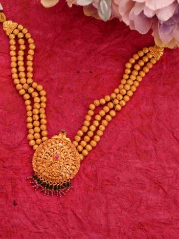 Function Wear Lakhi Gold Necklace