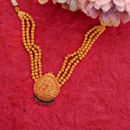 Function Wear Lakhi Gold Necklace