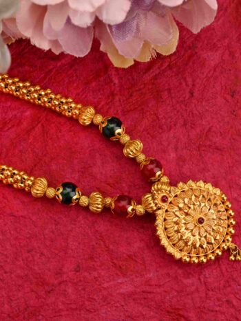 Stylish Lakhi Gold Necklace