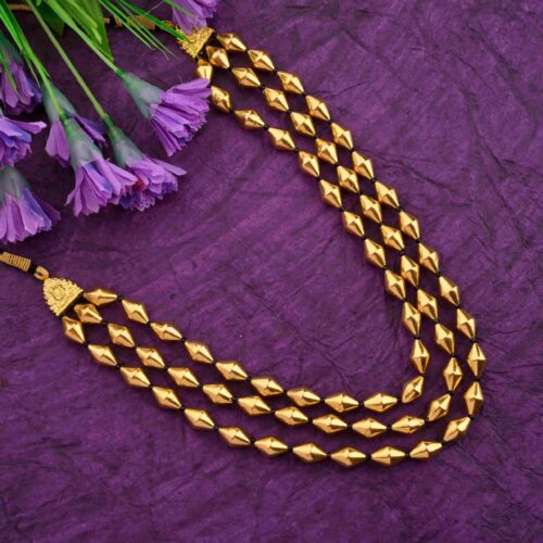 Contemporary Lakhi Gold Necklace