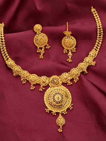 Heavy Calcutti Gold Necklace