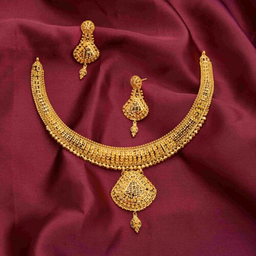 Heavy Calcutti Gold Necklace