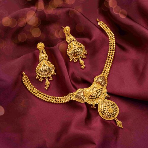 Designer Calcutti Gold Necklace