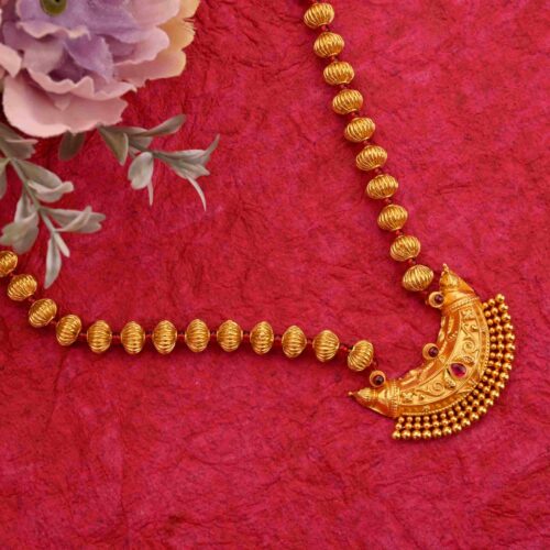 Function Wear Lakhi Gold Necklace