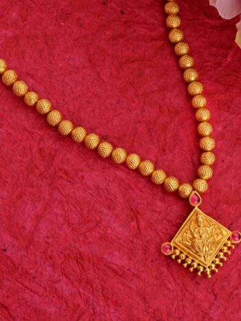 Lakshmi Lakhi Gold Necklace
