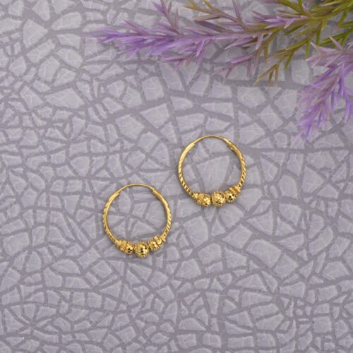 Vertical Gold Earrings