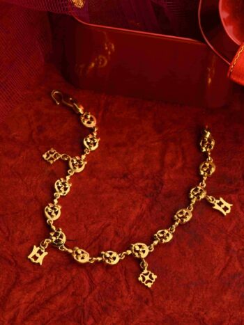 Cute Hangings Gold Bracelet
