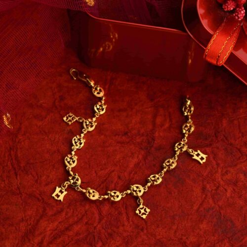 Cute Hangings Gold Bracelet