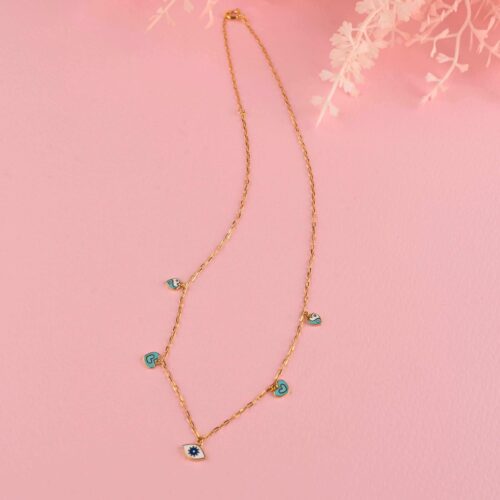 Heart Hangings Gold Chain