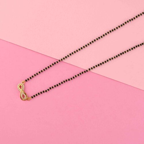 Infinity Pattern Gold Mangalsutra
