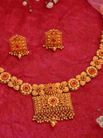 Function Wear Gokak Gold Necklace Set
