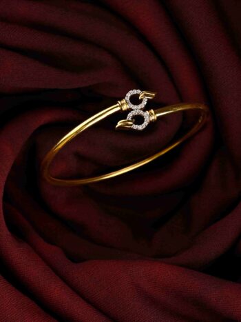 Designer AD Stone Gold Bracelet