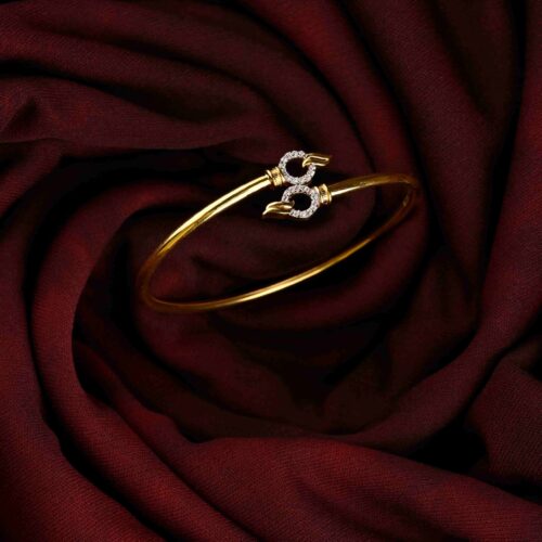 Designer AD Stone Gold Bracelet